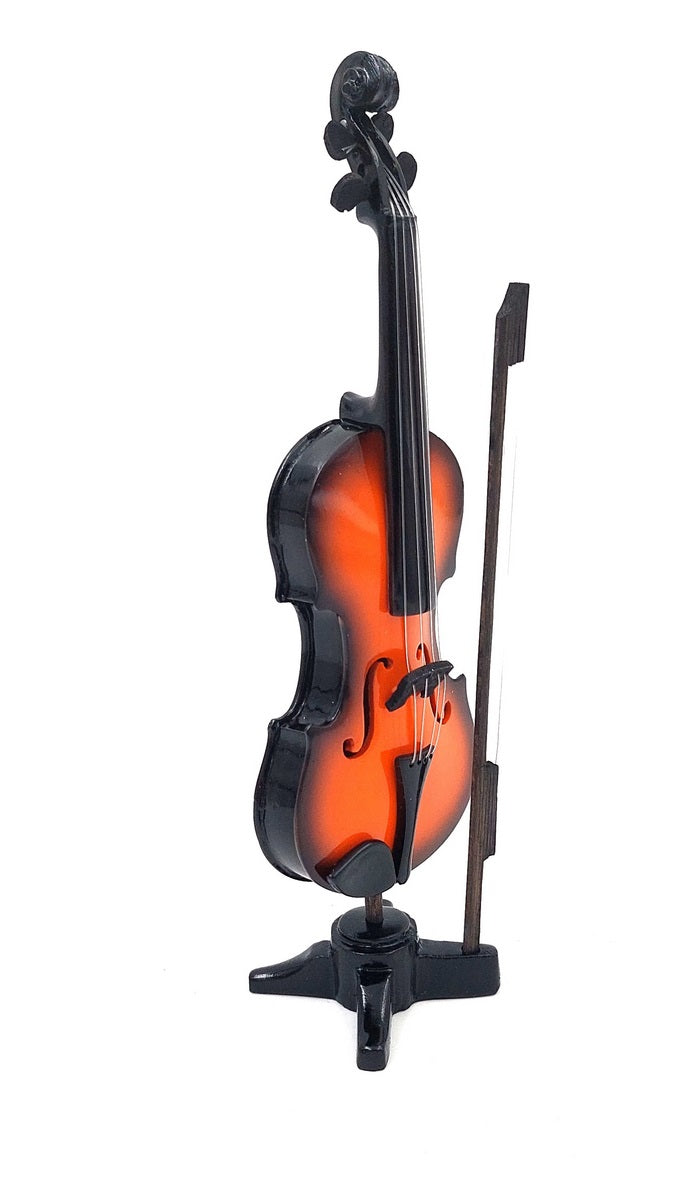 Mini-Geige, Höhe 13 cm - MIN-0030