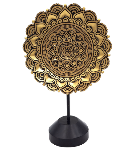 Ovale Mandala-Figur - buddhistische Dekoration - 35cm - 44032FJH