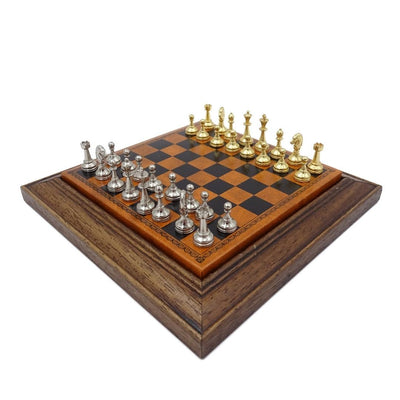 Exklusive magnetische Metall-Schachfiguren Italfama 18x18 cm – N300