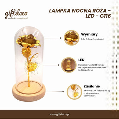 Nachtlicht Rose - LED - G116