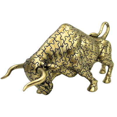 Stier - goldene Dekorfigur - Symbol der Stärke und des Reichtums - 43111Y1