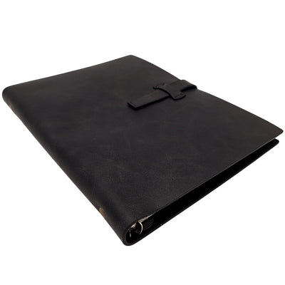 Elegantes Leder-Notizbuch A5 Vintage Retro mit Verschluss – Tagebuch Journal – EE4