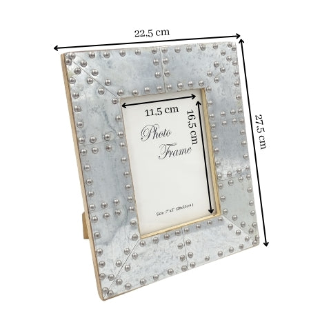Holz-Bilderrahmen Silber - 30159 - Fotoformat 18x13cm