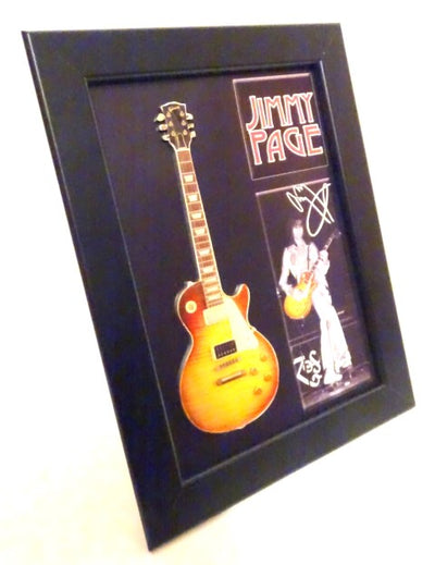 Mini-Gitarre im Stil von Jimmy Page im Rahmen FMG-012
