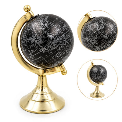 Dekorativer Globus Schwarz & Gold – MMG004S