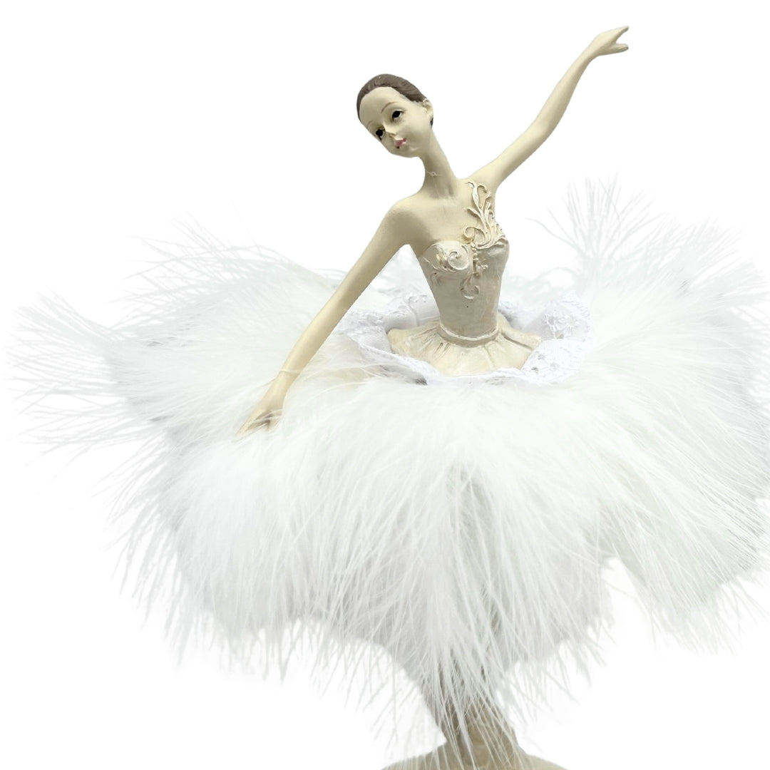 Spieluhr Ballerina Schneekönigin, beweglich, 23,5 cm – MP-19009