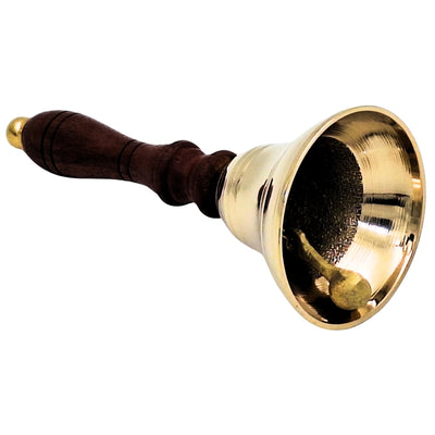 Messing-Handglocke mit Holzgriff – Retro – HB70/3