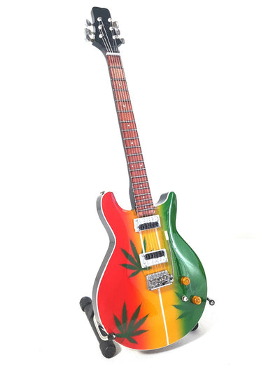 Mini-Gitarre im Stil von Bob Marley Tribute Ganja MGT-0468