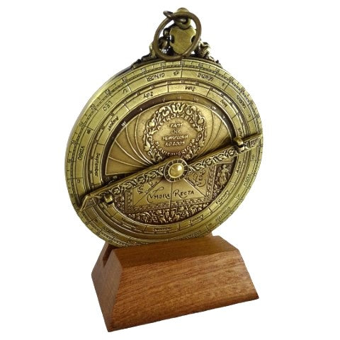 Europäisches Astrolabium – Premium-Renaissance-Replik - H32
