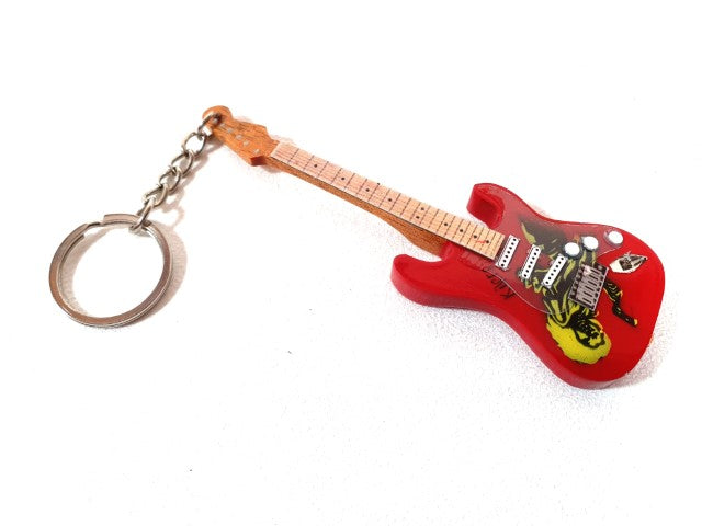 Schlüsselanhänger Gitarre im Stil von Iron Maiden – Eddie – Tribute EGK-0900