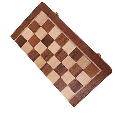 Magnetisches Holz-Schachspiel 30x30cm klappbar - G614