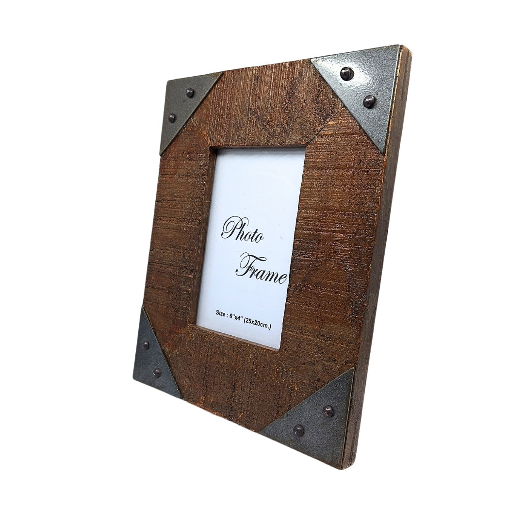 Holz-Bilderrahmen 10x15 cm Vintage – Mangoholz