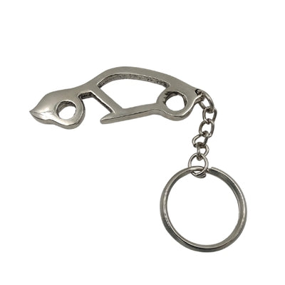 Metall-Schlüsselanhänger Auto Flaschenöffner mit Gravur in eleganter Geschenkbox  