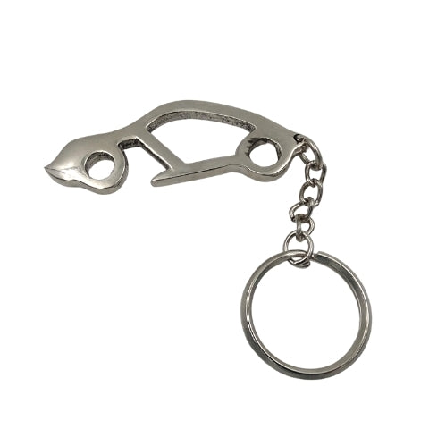 Metall-Schlüsselanhänger Auto Flaschenöffner mit Gravur in eleganter Geschenkbox  