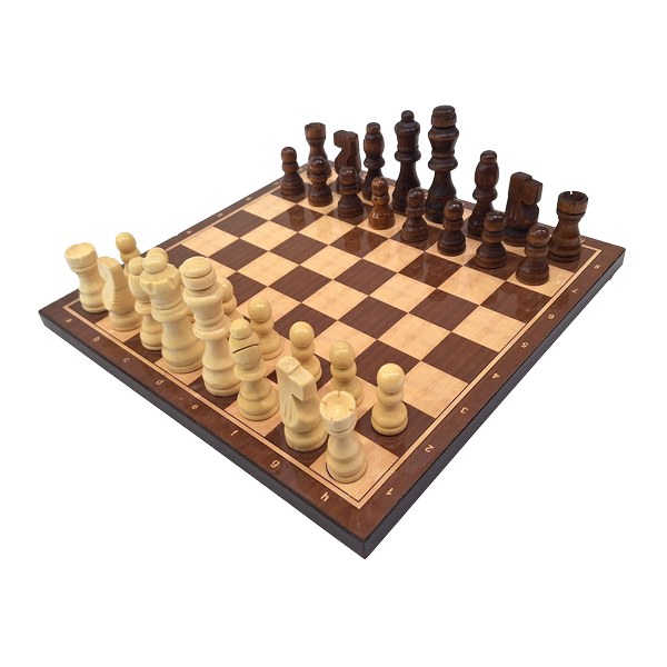 Klassisches Holzschach - 27 x 27 cm – 1050743