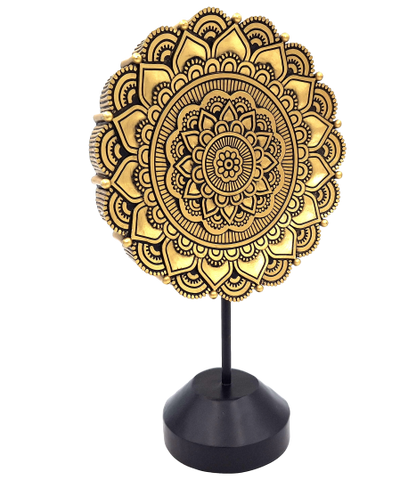 Ovale Mandala-Figur - buddhistische Dekoration - 35cm - 44032FJH