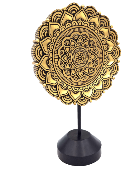 Ovale Mandala-Figur - buddhistische Dekoration - 35cm - 44032FJH