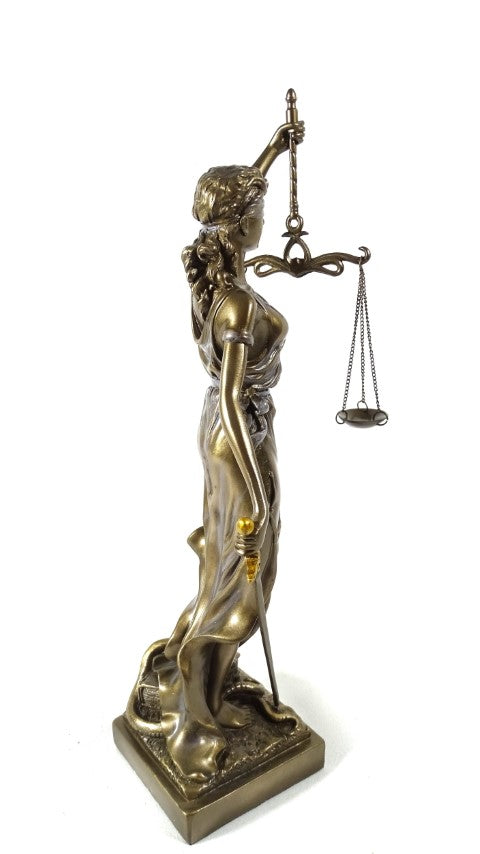 Themis-Figur 35 cm - Geschenk für Rechtsanwalt oder Richter - MC-90037