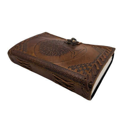 Leder-Notizbuch Vintage Retro 200 Seiten – Baum des Lebens - AH01