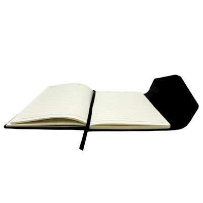 Elegantes Premium-Geschenkset – A5-Notizbuch mit Kugelschreiber und 16GB-USB-Stick in Box – Schwarz-Gold – EE9