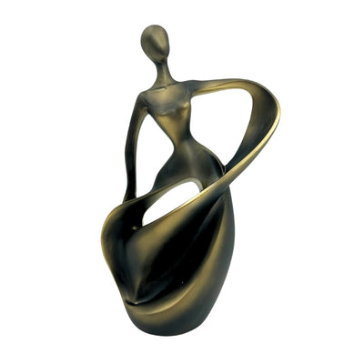 Tänzerinnen-Figur – moderne abstrakte Dekoration 24cm - E44446