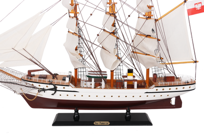 Modell des Segelschiffs Dar Pomorza 80cm - DARPOM80