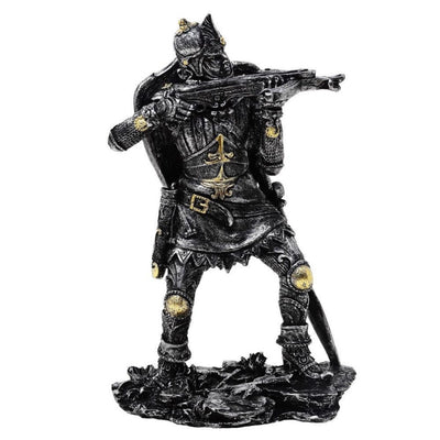 Figur mittelalterlicher Ritter mit Armbrust 20cm Armbrustschütze - Retro-Geschenk - MC-23151