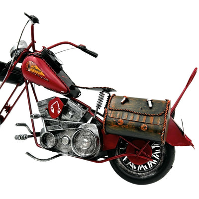 Großes Metallmodell Klassisches Motorrad - 040SMT