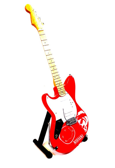 Mini-Gitarre - im Stil von Nirvana - Kurt Cobain - MGT-5753B