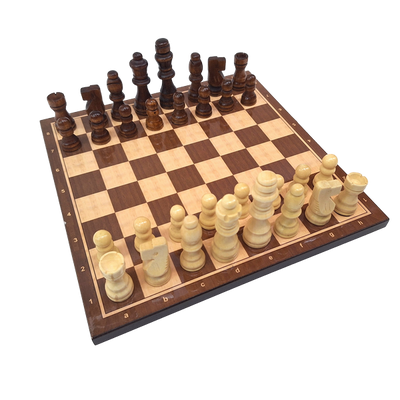 Klassisches Holzschach - 27 x 27 cm – 1050743