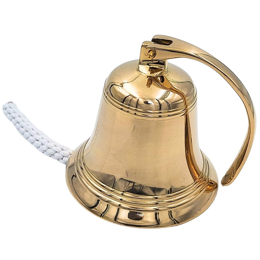 Schiffsglocke aus Messing Durchmesser 17,5 cm - maritime Dekoration - HB43/7