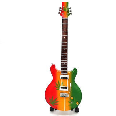 Mini-Gitarre im Stil von Bob Marley Tribute Ganja MGT-0468