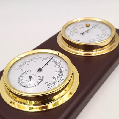 Wetterstation Thermometer Barometer Hygrometer Groß Analog - 30.3915A