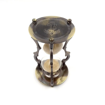Elegante dekorative Messing-Sanduhr 5 min - NC2677
