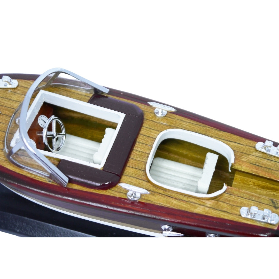 Modell eines Motorboots - ideales Geschenk für Segelsportliebhaber - REE