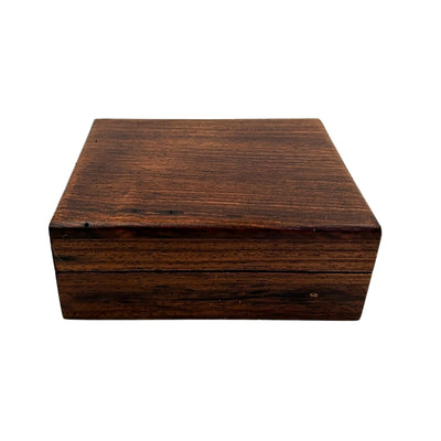 Dollond-Kompass aus Messing in einer Holzschachtel mit Sonnenuhr-Funktion - Ideal als Geschenk mit Gravurmöglichkeit - Antiker Stil, Maße 7,5 x 7,5 x 3 cm