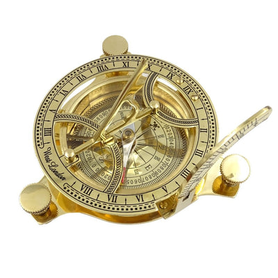 Messingkompass mit Sonnenuhr NC1504