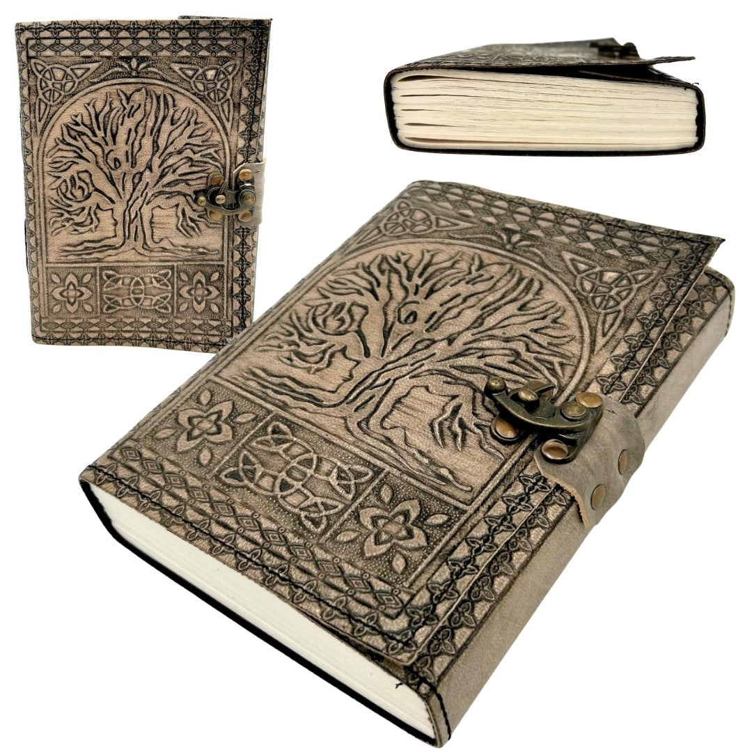 Retro-Ledernotizbuch Baum des Lebens – 200 Seiten 125 GSM - H019