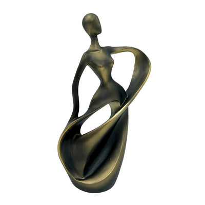Tänzerinnen-Figur – moderne abstrakte Dekoration 24cm - E44446