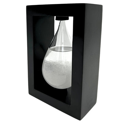 Fitzroy-Sturmbarometer in Holzfassung - Tropfen-Sturmglas – BAW1