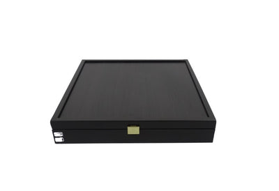 Exklusives Messing-Schachspiel 28x28cm - Staunton - S32BLA