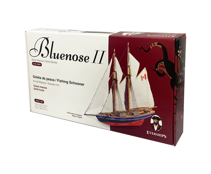 Bluenose II – Schoner - Holzmodell zum Zusammenkleben
