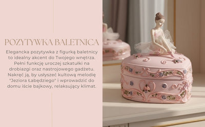 Spieluhr-Schmuckkästchen Ballerina Herz Schwanensee – MP-19031