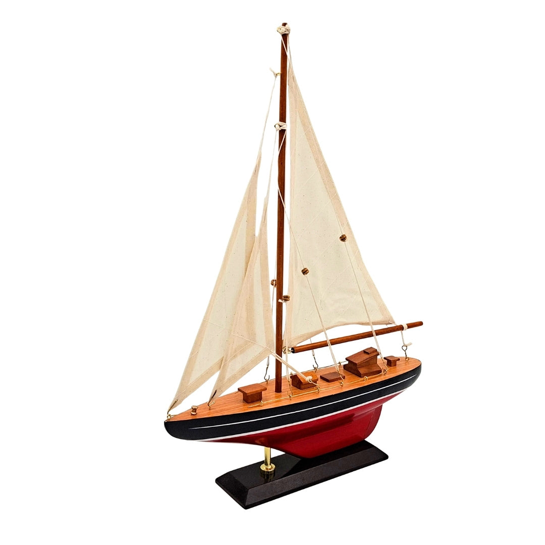 Holzmodell einer Segelyacht - F1705