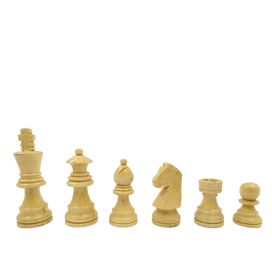 Holz-Schachspiel 40×40 cm– kleiner Mangel – klappbares Schachbrett - G114