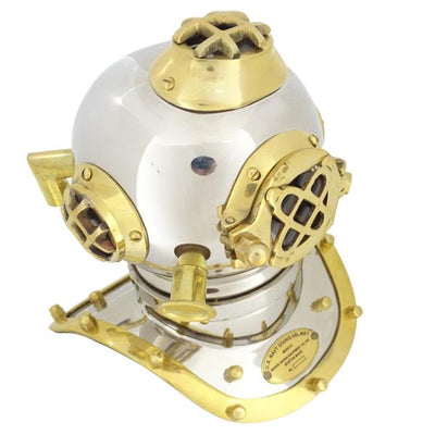 Messing-Taucherhelm US Navy Mark IV – Maritime Dekoration - DH93