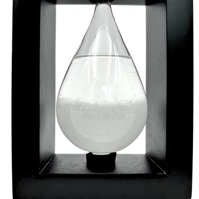 Fitzroy-Sturmbarometer in Holzfassung - Tropfen-Sturmglas – BAW1