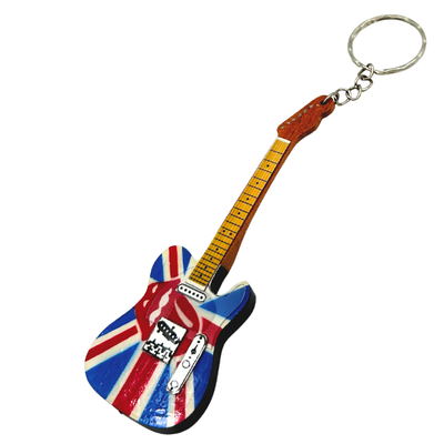 Schlüsselanhänger Holzgitarre The Rolling Stones - EGK-1594