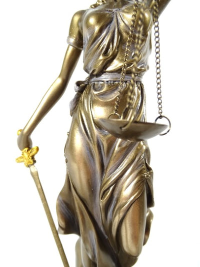 Themis-Figur 35 cm - Geschenk für Rechtsanwalt oder Richter - MC-90037