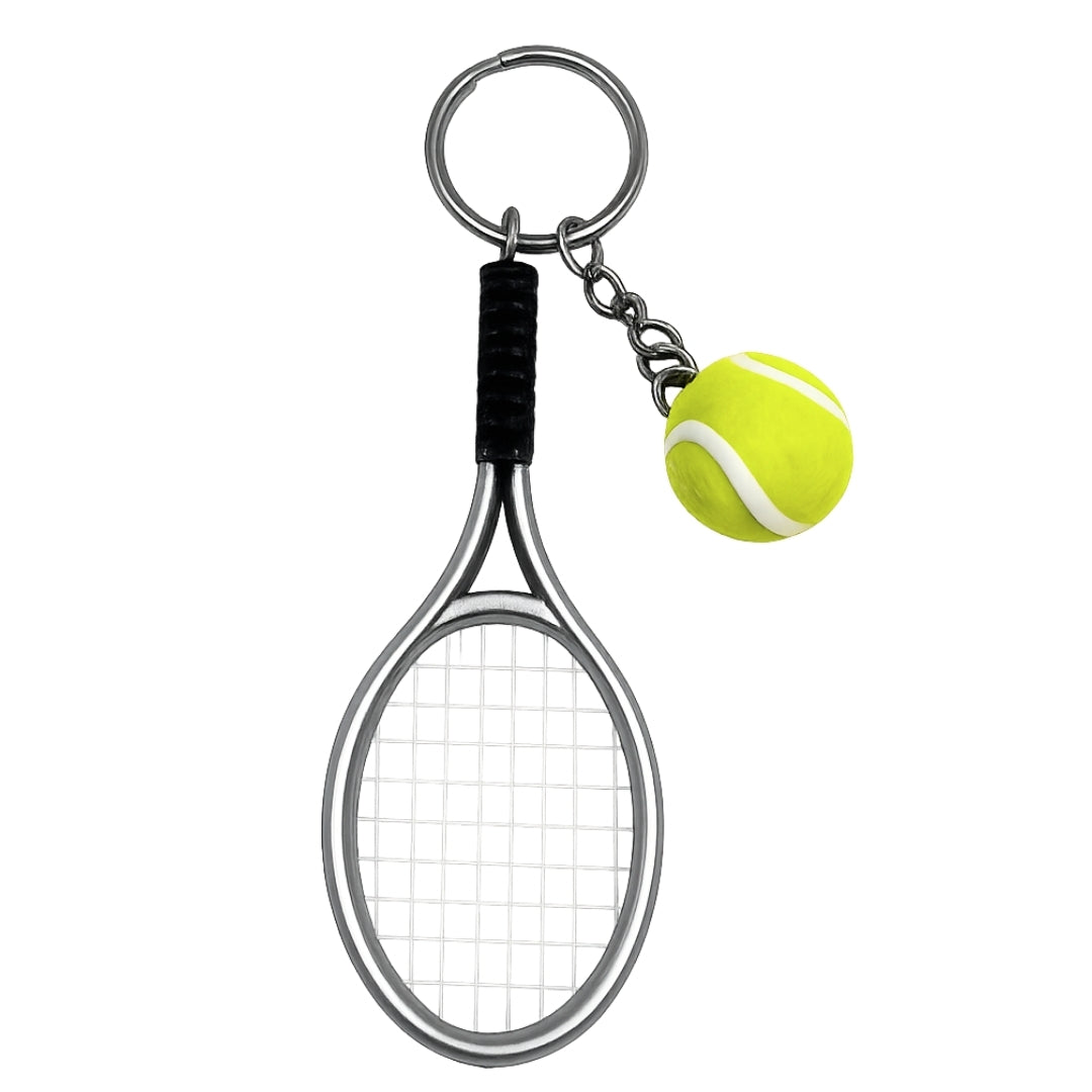 Sport-Schlüsselanhänger Tennisschläger – Geschenk für Tennisspieler - TRK-004